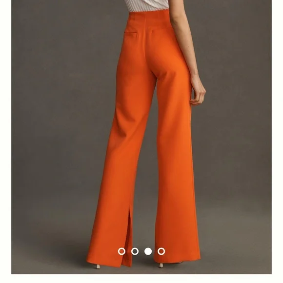 Anthropologie NWT Sz 27 side slit w/pockets trouser pants; beautifully tailored - Picture 7 of 16